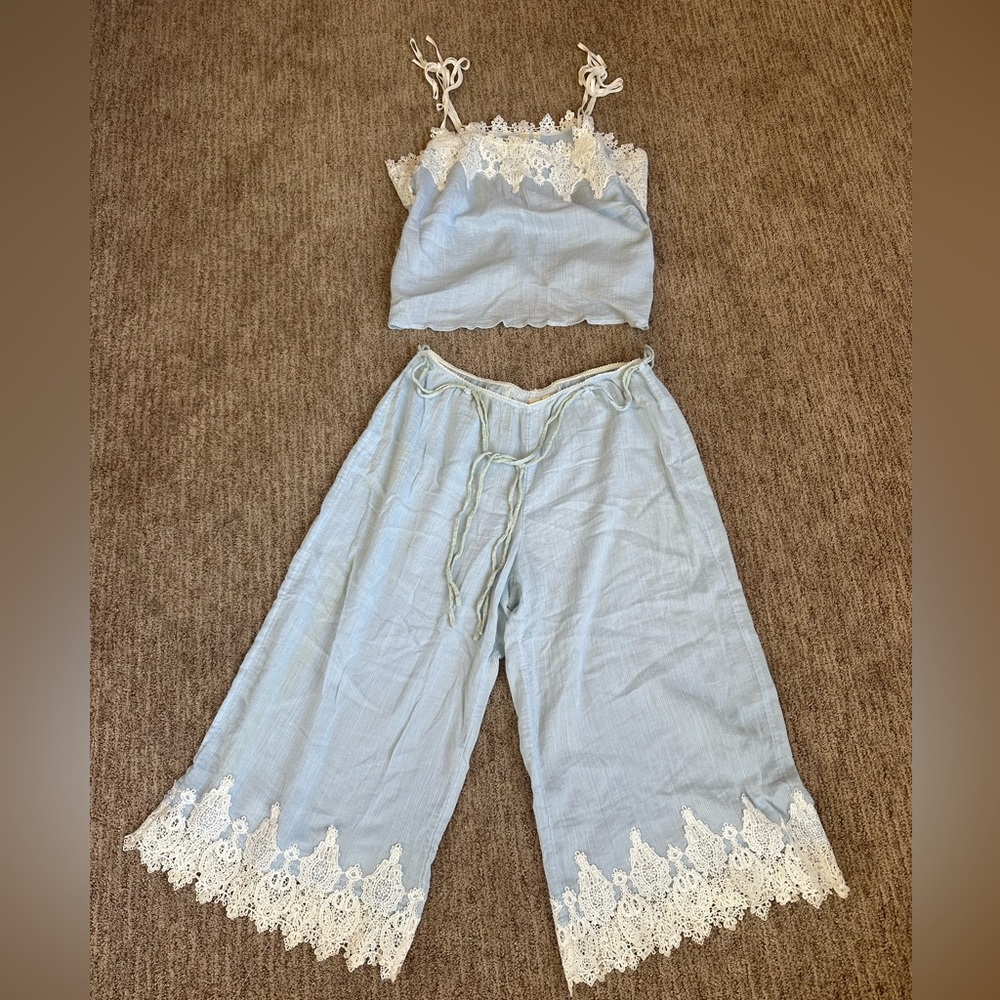 Tank and Pants linen set